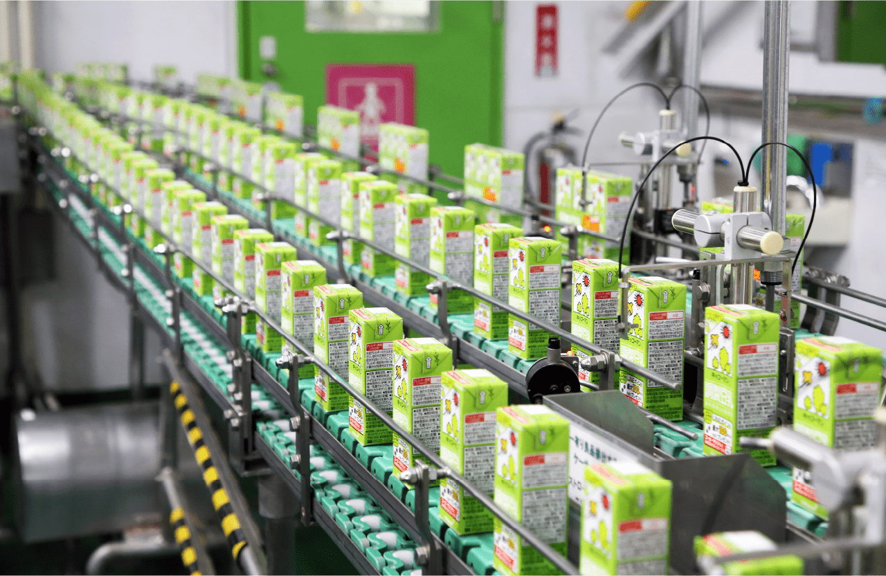 滅菌した豆乳を素早く無菌充填