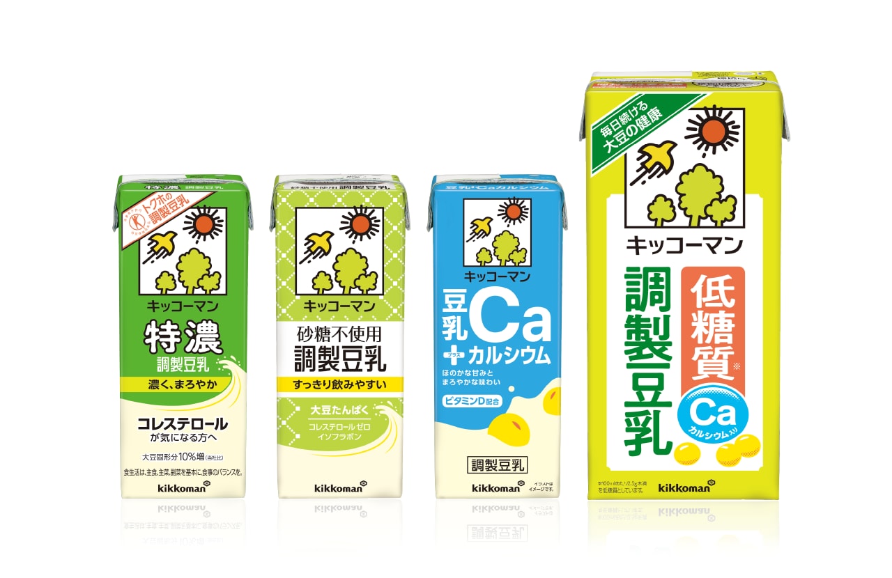 健康が気になる方への調製豆乳