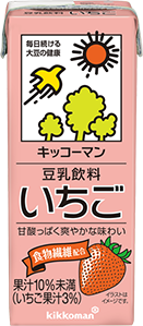 豆乳飲料いちご