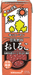 豆乳飲料おしるこ
