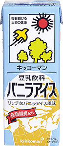 豆乳飲料バニラアイス