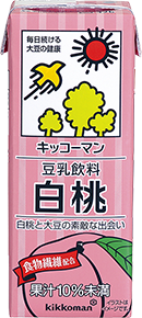 豆乳飲料白桃