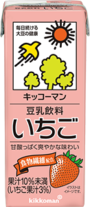 豆乳飲料いちご