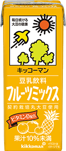 豆乳飲料フルーツミックス