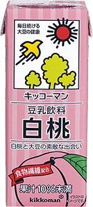 豆乳飲料白桃