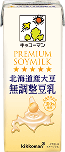 北海道産大豆無調整豆乳