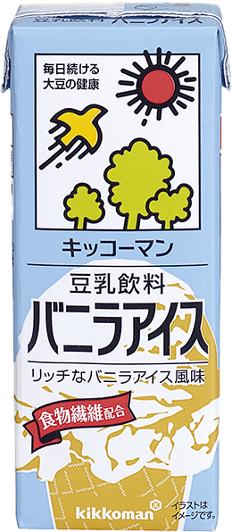 豆乳飲料バニラアイス