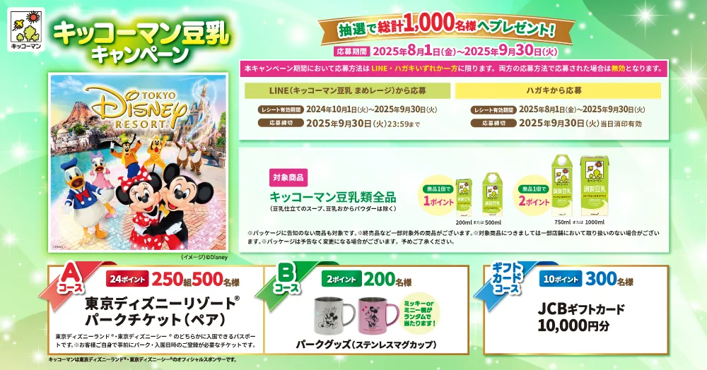 キッコーマン豆乳キャンペーン