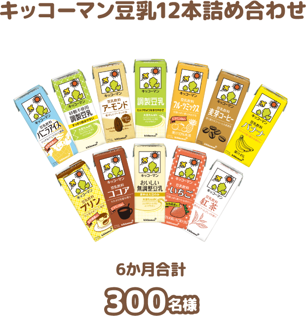 キッコーマン豆乳12本詰め合わせ