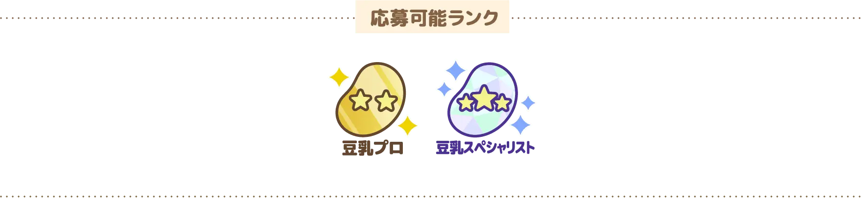 応募可能ランク