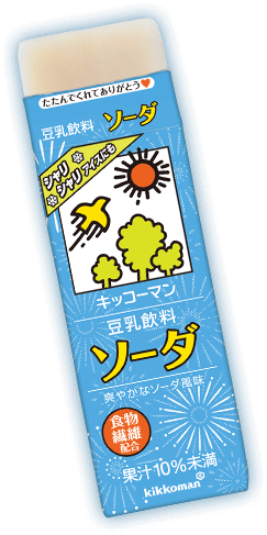 キッコーマン豆乳飲料ソーダ