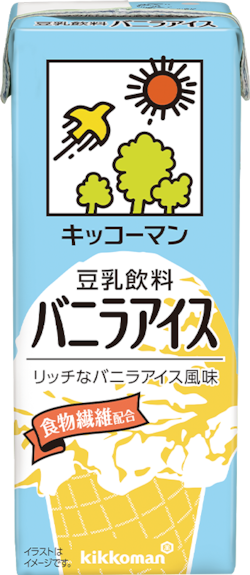豆乳飲料バニラアイス