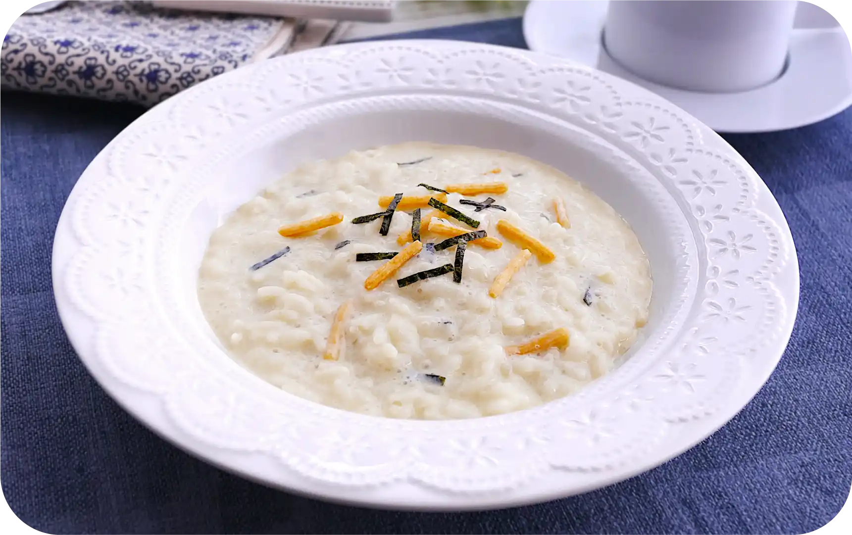 豆乳をかけるだけ!さらさらまろやかな味わい