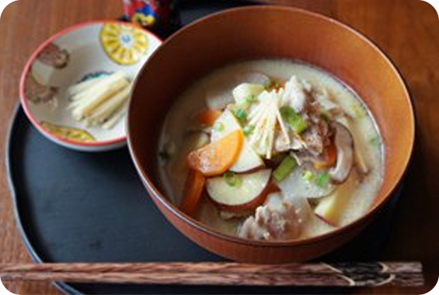生姜香る豆乳豚汁