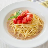 豆乳トマト冷製パスタ