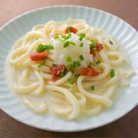 梅みぞれ豆乳うどん