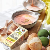 混ぜるだけ!豆乳トマトスープ