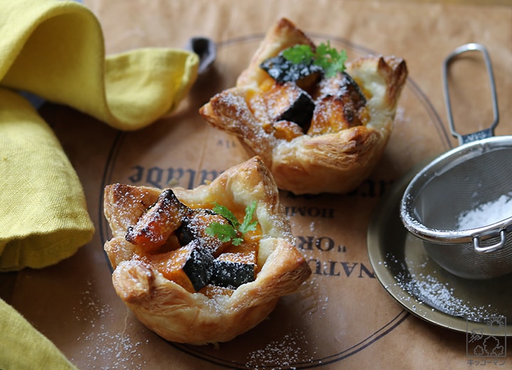 豆乳かぼちゃクリームパイ