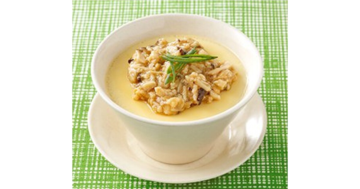 豆乳茶碗蒸しのきのこあん キッコーマン豆乳