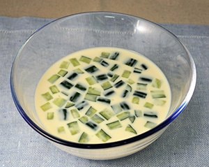 きゅうりと豆乳の冷製スープ キッコーマン豆乳