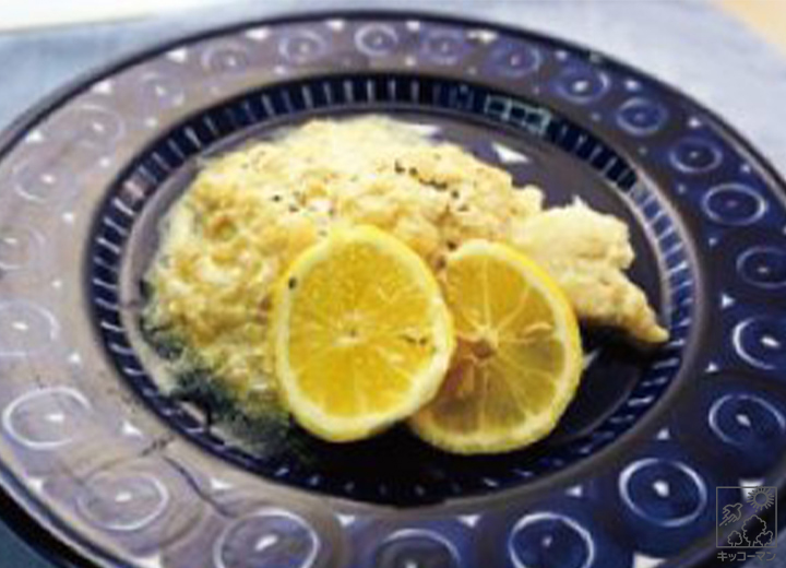 豆乳と白身魚のレモン煮