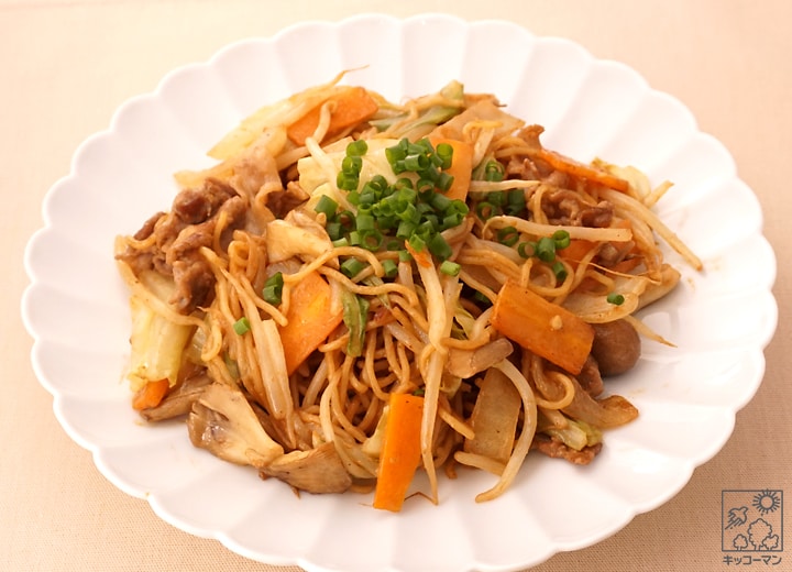 豆乳仕立てのソース焼きそば