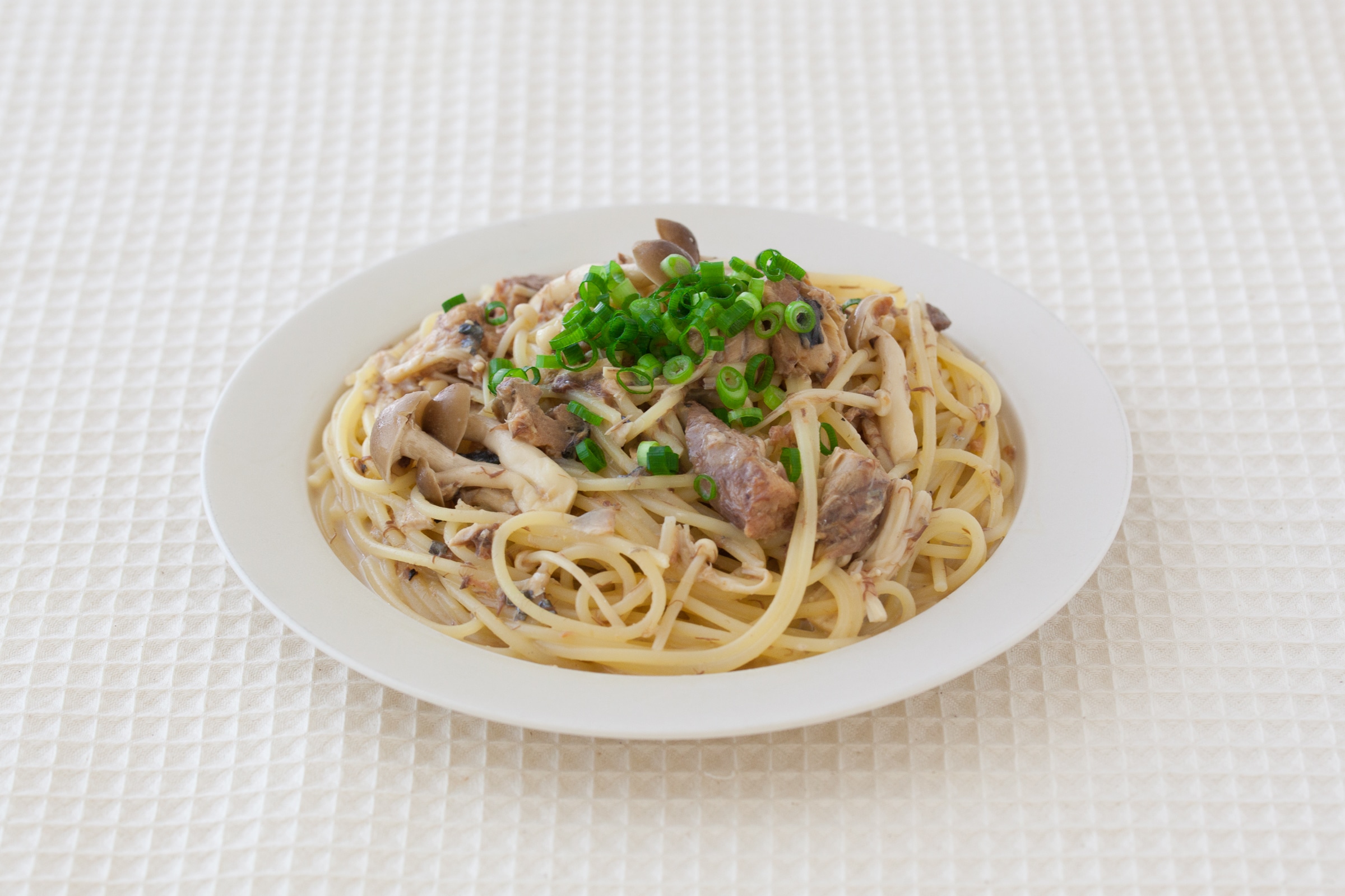 さば缶ときのこの豆乳パスタ キッコーマン豆乳 さば缶ときのこの豆乳パスタ キッコーマン豆乳