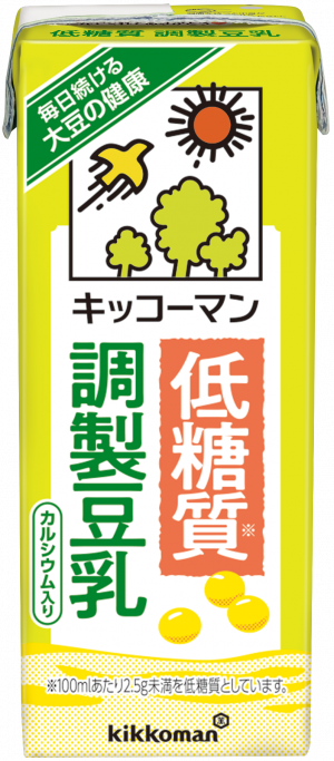 低糖質　調製豆乳