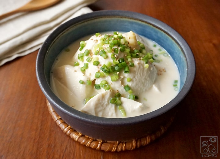 豆乳味噌だしの寄せ豆腐