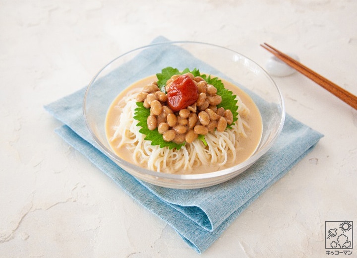 豆乳納豆そうめん