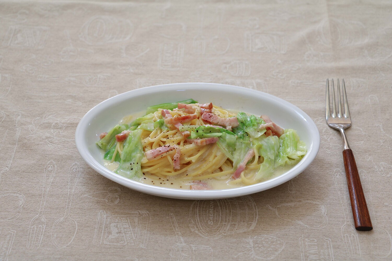 ワンポット豆乳スープパスタ キッコーマン豆乳