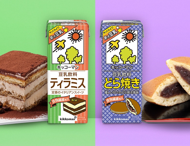 豆乳飲料の「ティラミス」と「どら焼き」が新発売！