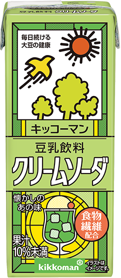 豆乳飲料 クリームソーダ