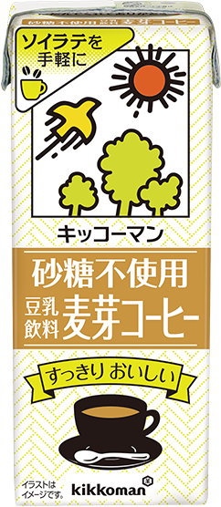 砂糖不使用 豆乳飲料 麦芽コーヒー