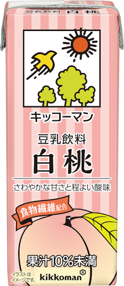 豆乳飲料　白桃