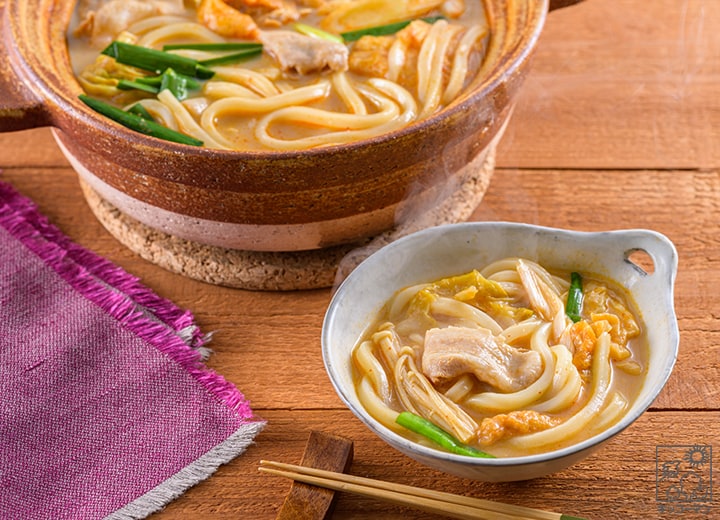 【鍋〆】キムチ豆乳うどん